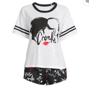 Disney Cruella Pjs 3pc Set SZ L